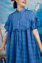 Mori Dress Blue