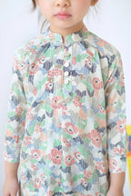 Nora Petite Dress Multicolor Abstract