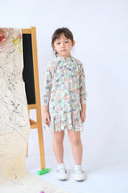 Nora Petite Dress Multicolor Abstract