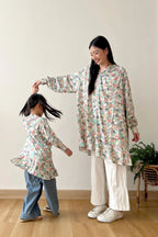 Nora Petite Dress Multicolor Abstract