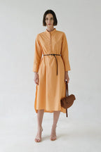 Serena Dress Mango/Brown