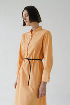 Serena Dress Mango/Brown
