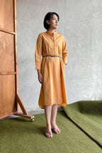 Serena Dress Mango/Brown