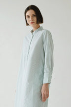 Serena Dress Stripes Green