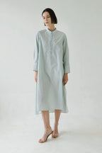 Serena Dress Stripes Green
