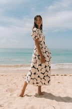 Shelly Dress Brown Shell