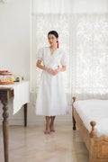 Shelly Dress Eyelet White
