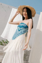 Virenze Fringe Scarf Turquoise