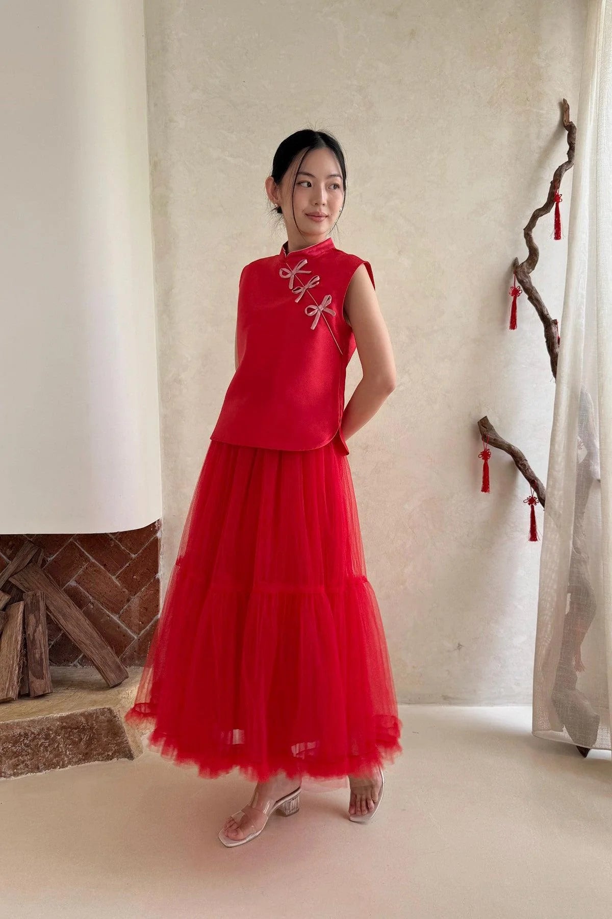 Yang Top Classic Red