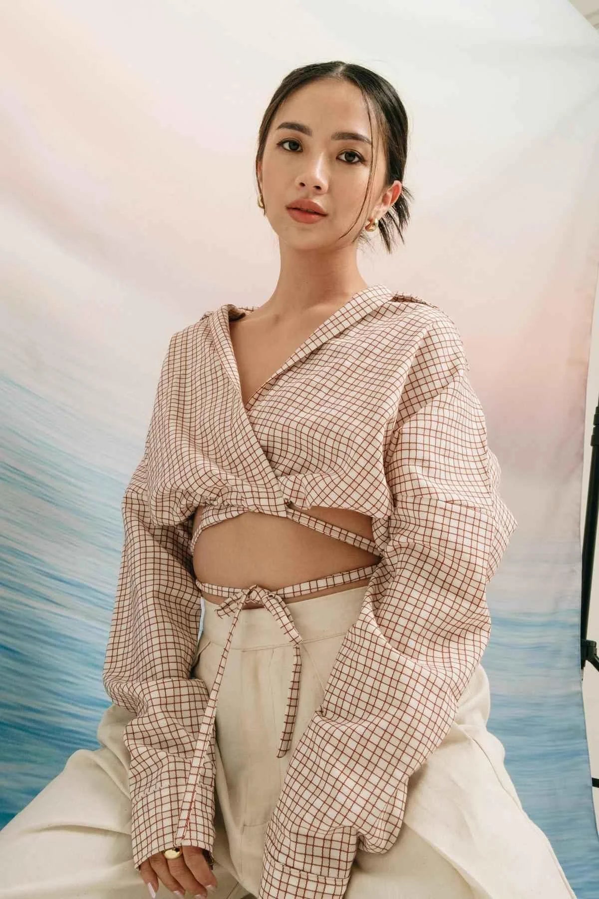 Yva Tied Outer Shirt Cream