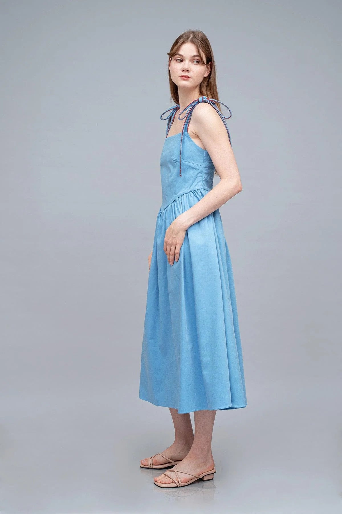 Zee Dress Sky-Red