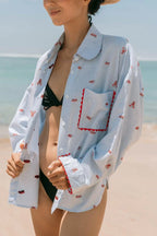 Zee Shirt Blue Lobster