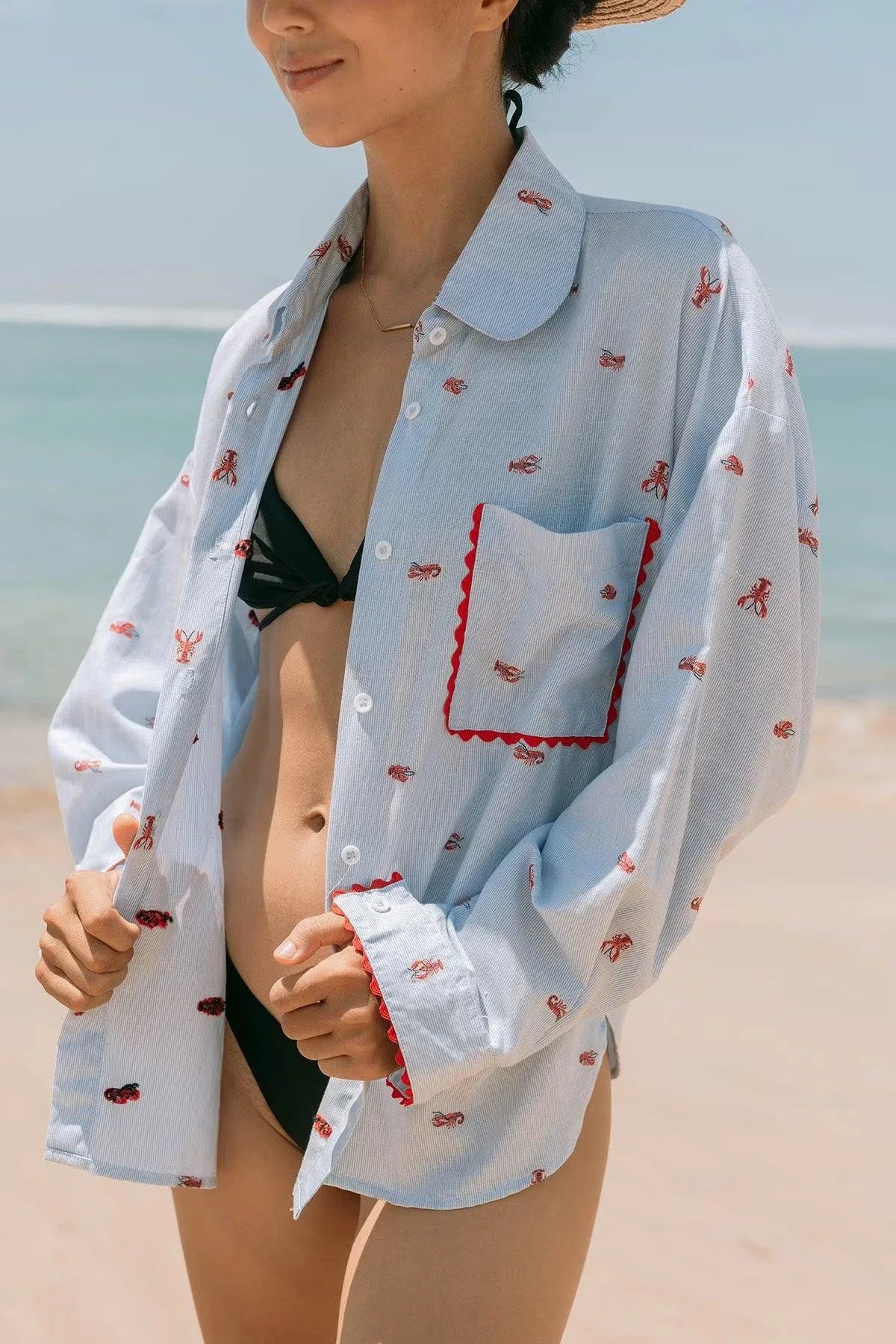 Zee Shirt Blue Lobster