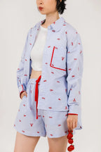 Zee Shirt Blue Lobster