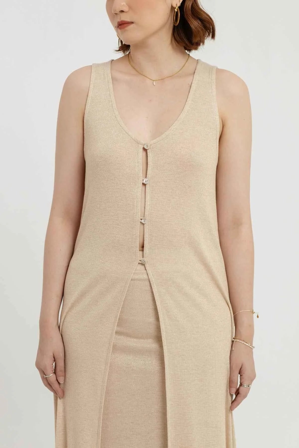 Zigi Top Champagne Gold
