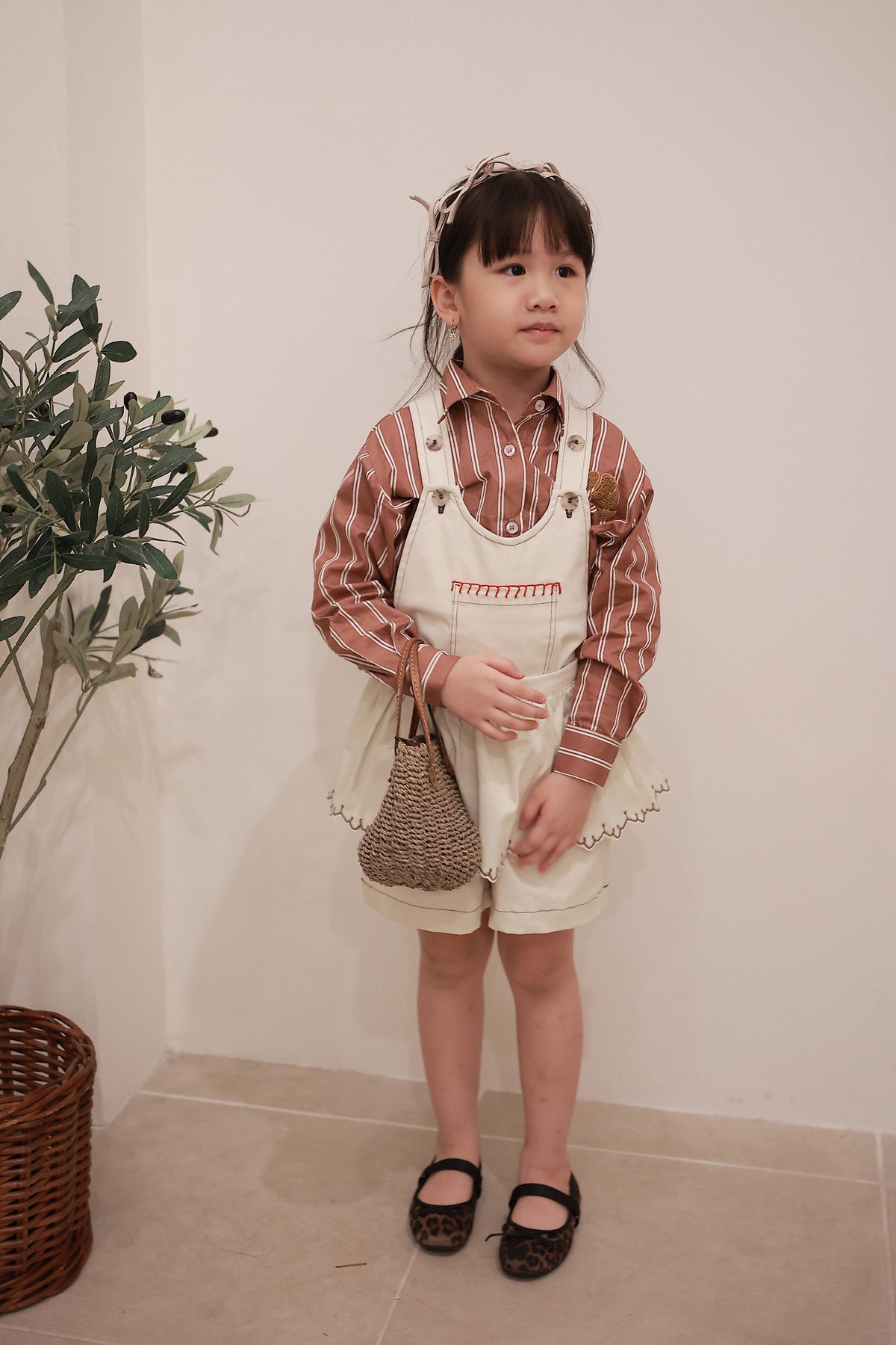 Ello Petite Jumpsuit Ecru