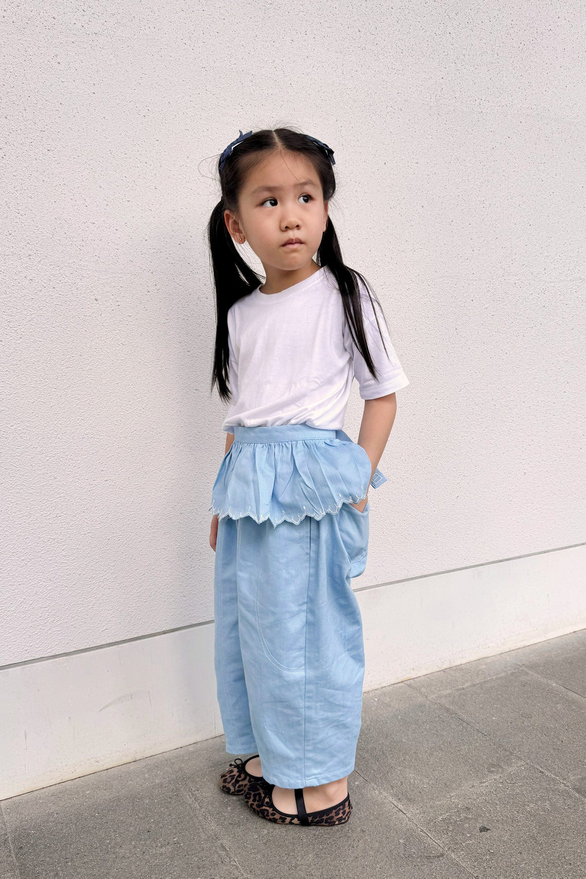 Elodie Petite Apron Sky Blue