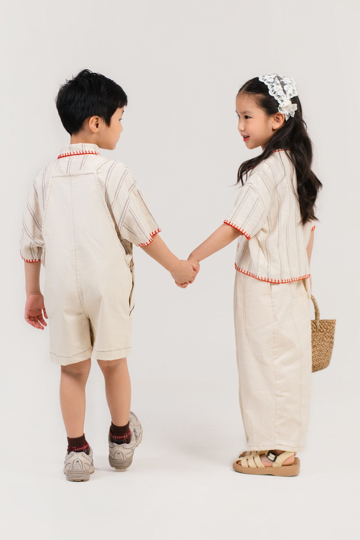 Ello Petite Jumpsuit Ecru