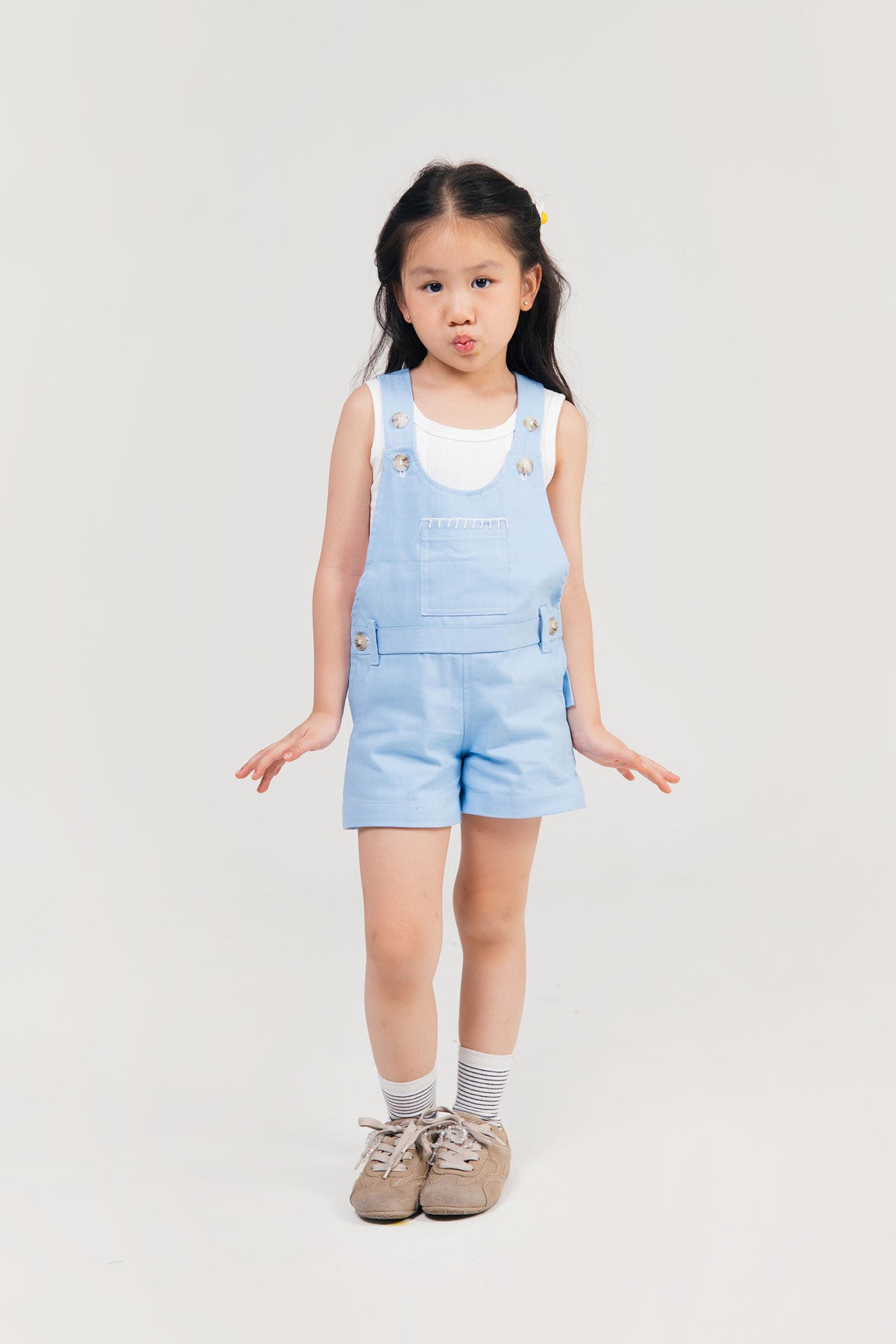 Ello Petite Jumpsuit Sky Blue
