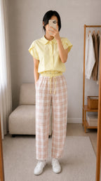 Ete Pjamas Pants Peach Cream