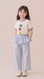 Fruit Petite Tee White/Lilac