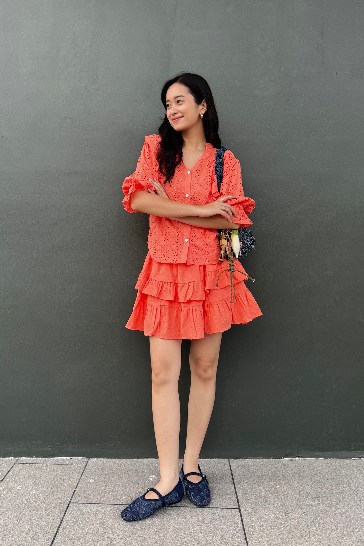Mandy Blouse Coral