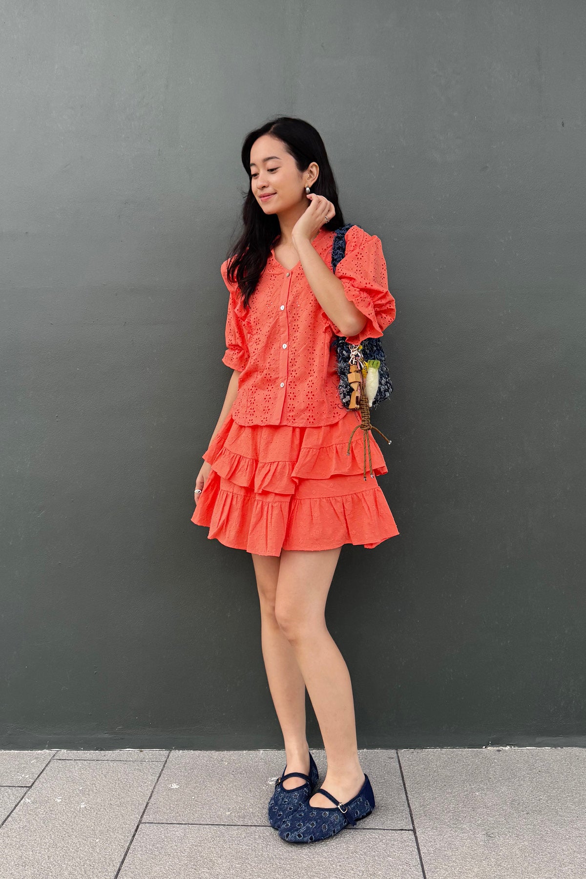 Mandy Blouse Coral