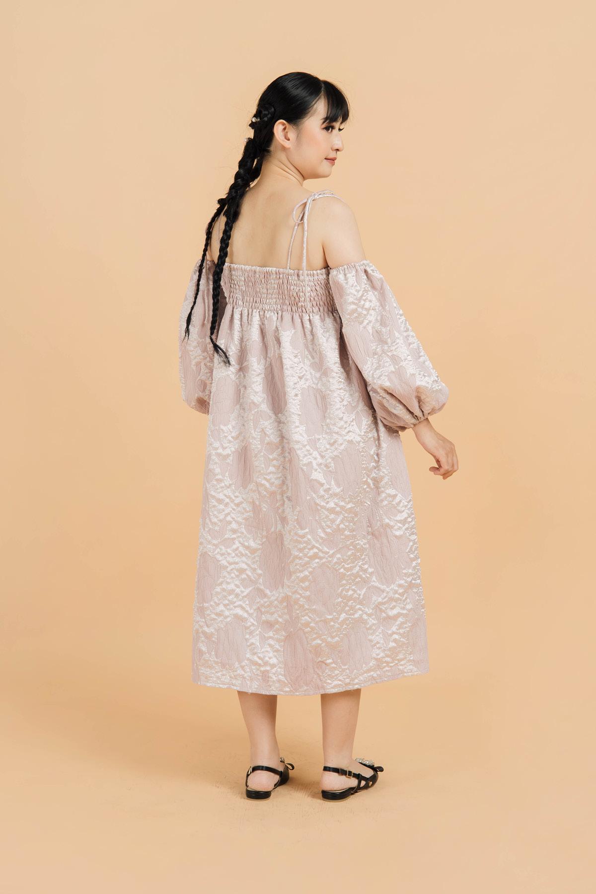 Hazel Dress Mauve - EESOME