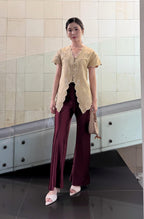 Pony Embro Vest Khaki Pearl