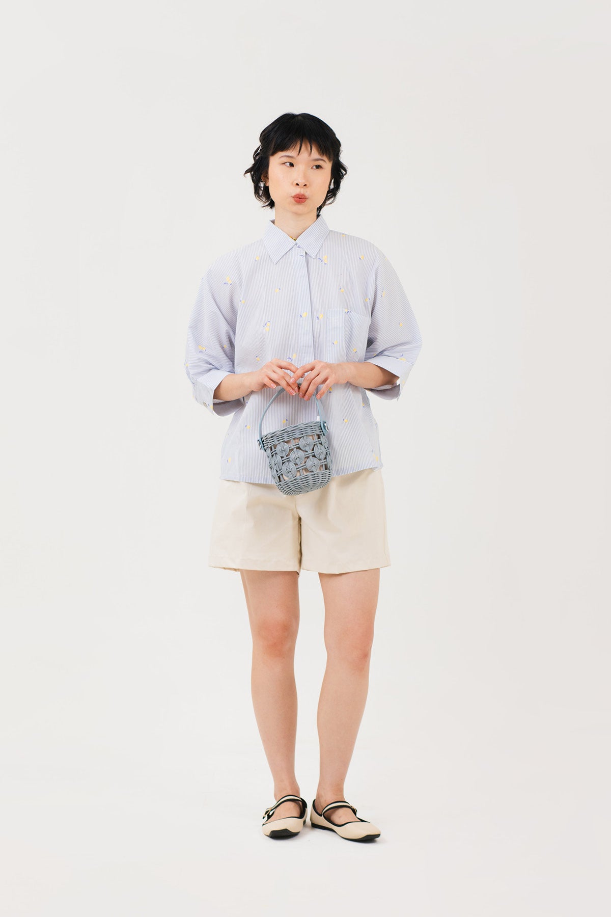 Jardin Shirt Stripes Lemon