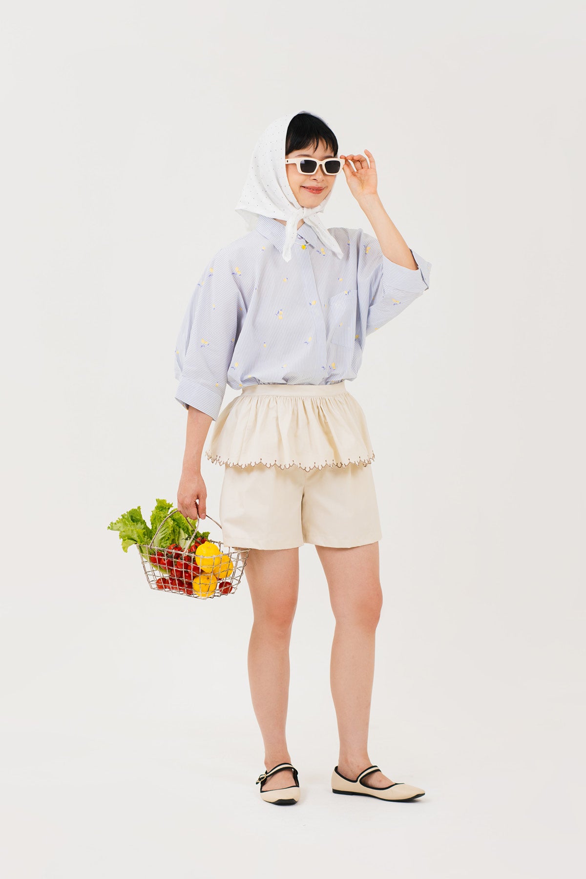 Jardin Shirt Stripes Lemon