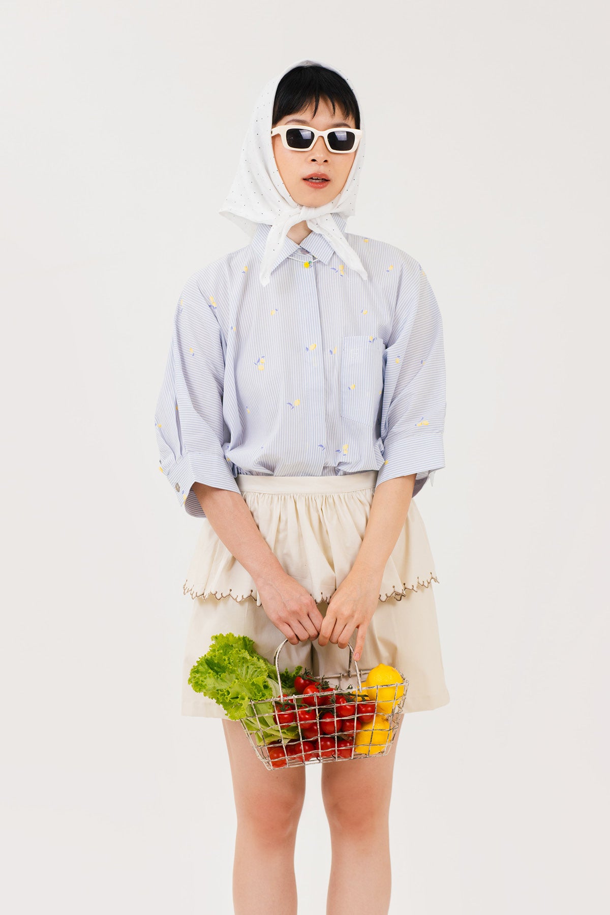 Jardin Shirt Stripes Lemon