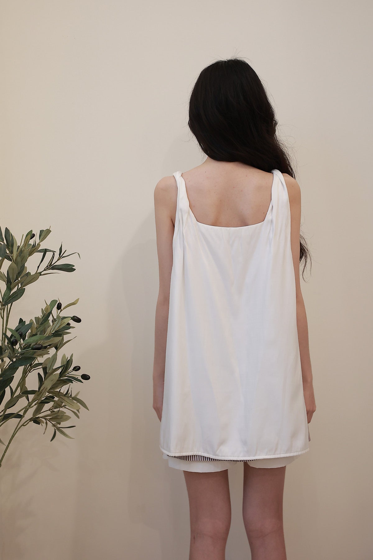 Jody Reversible Tank Off White