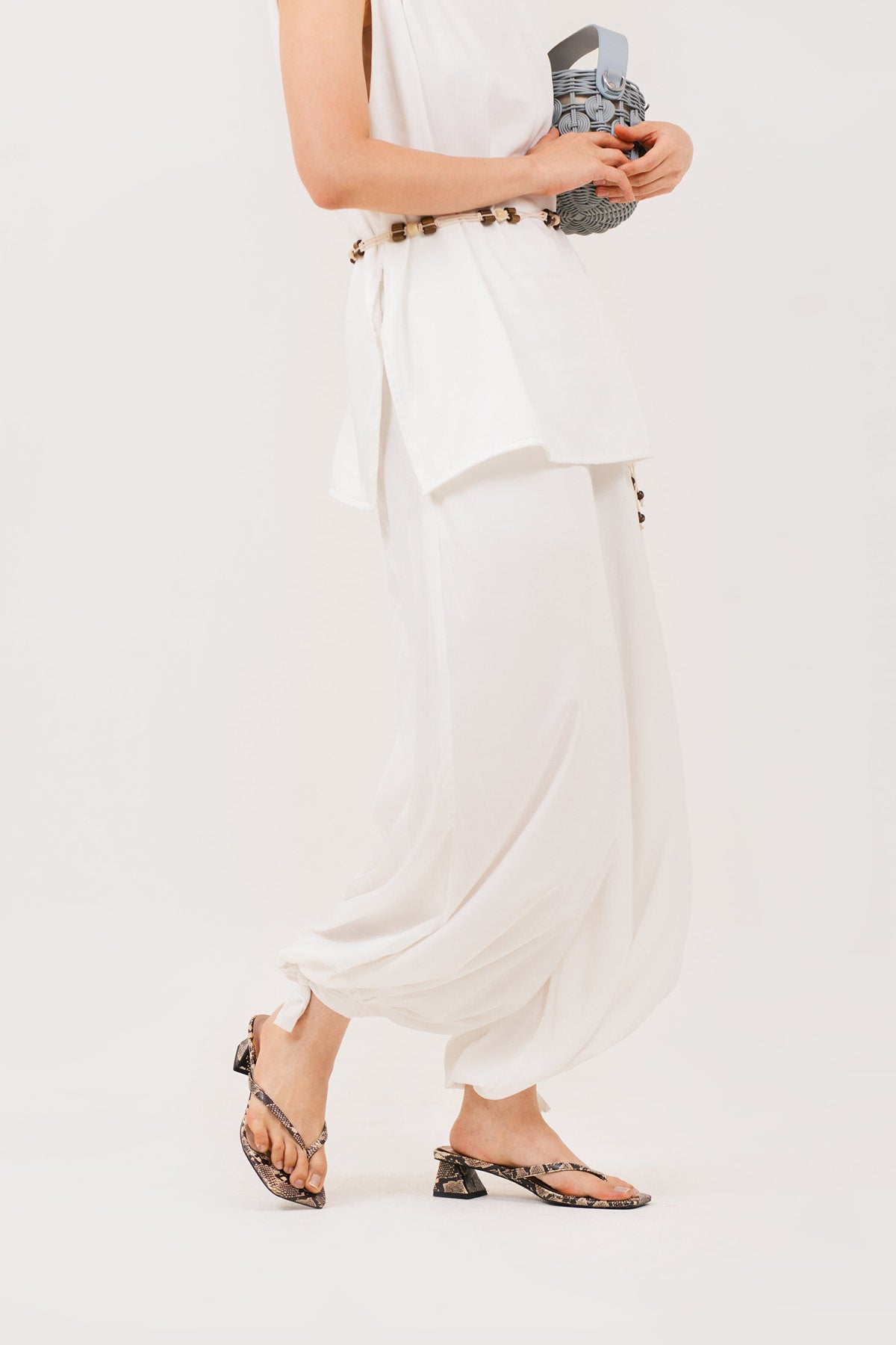 Jody Harem Pants Off White