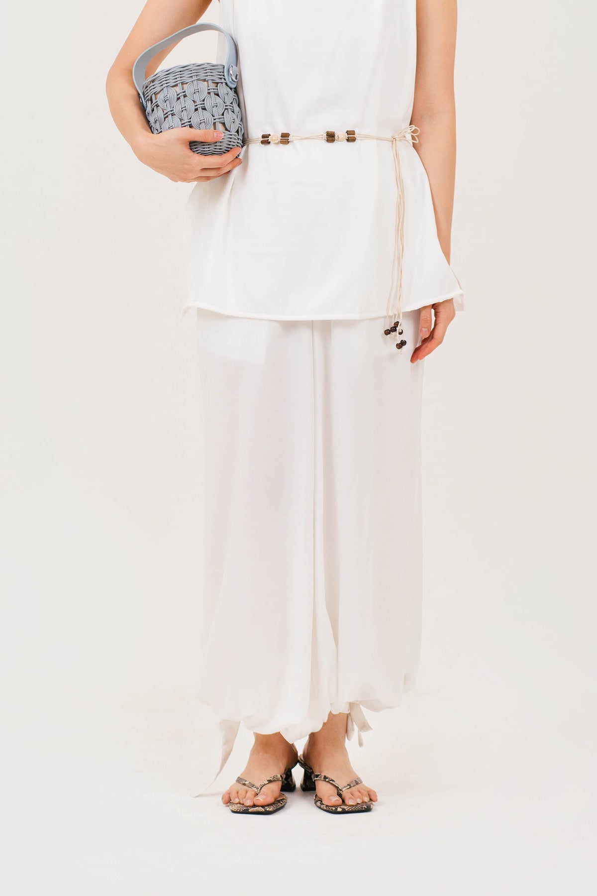 Jody Harem Pants Off White
