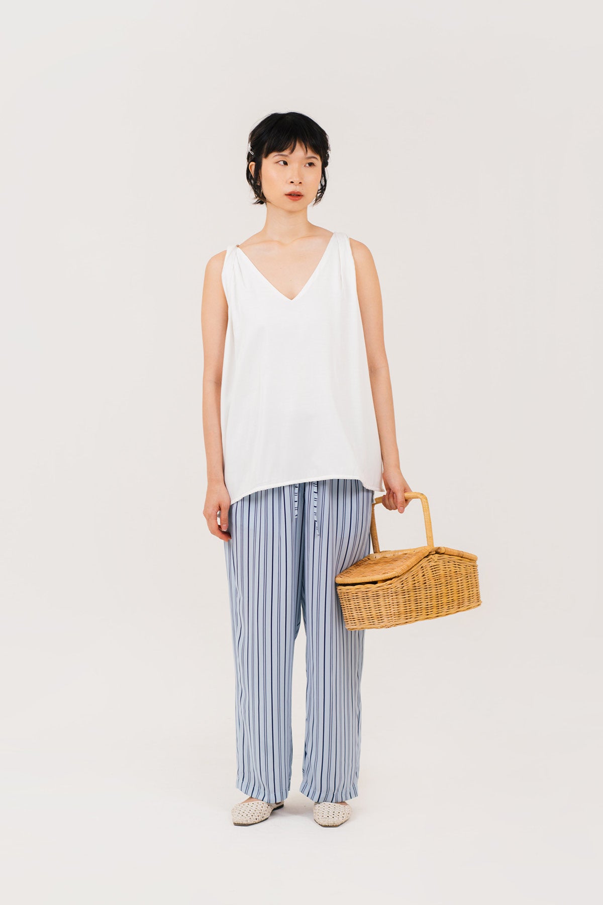 Rhea Pants Blue - Navy
