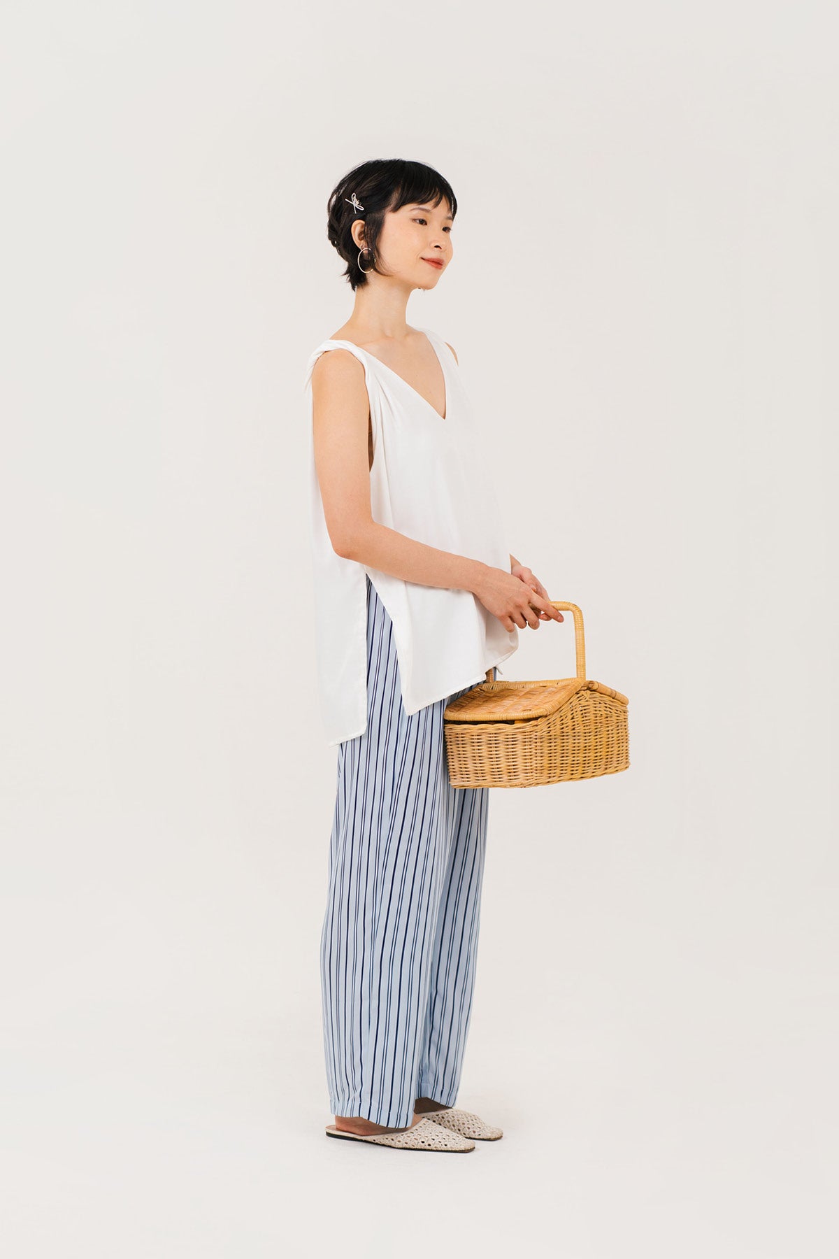 Rhea Pants Blue - Navy