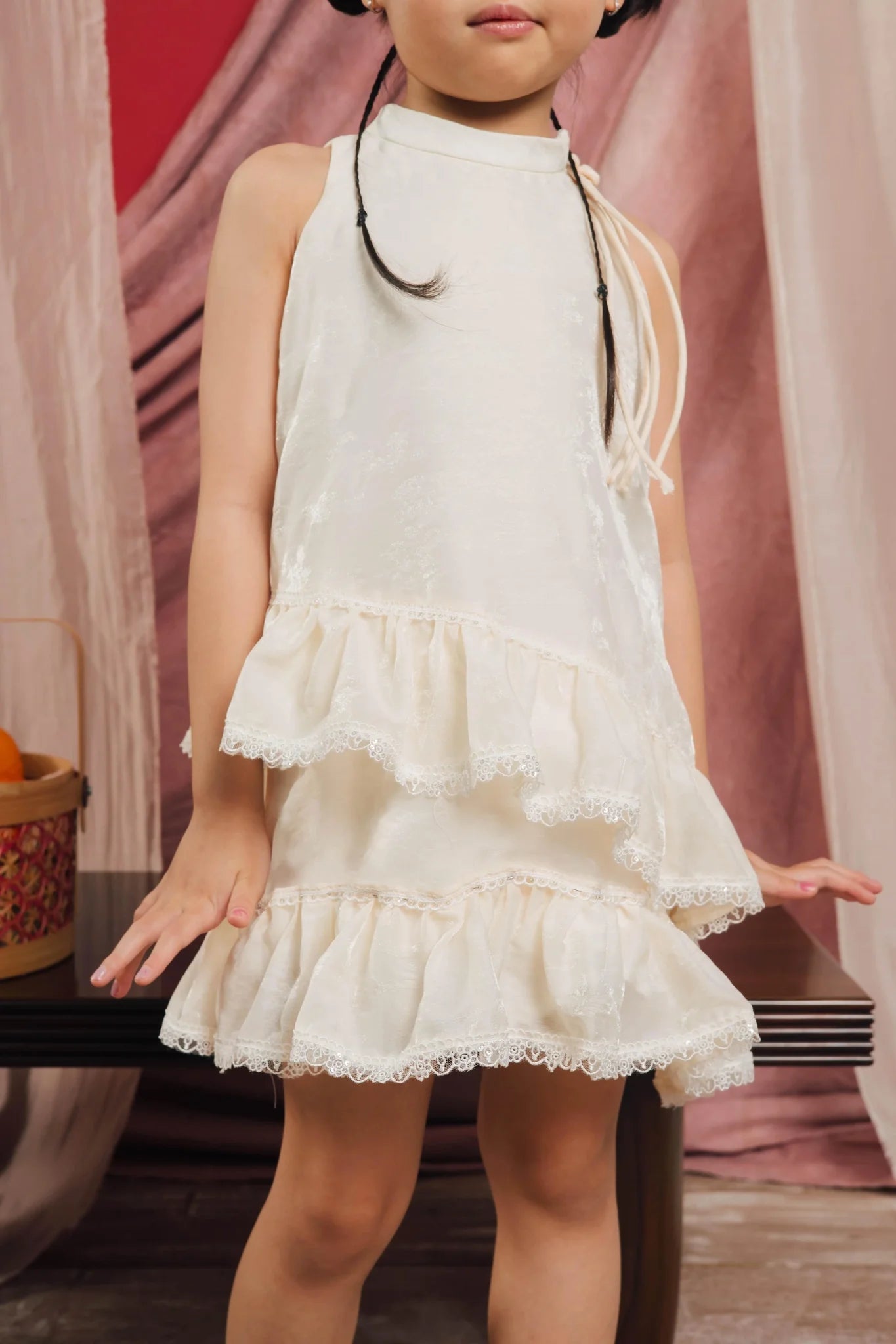 Liang Petite Dress Porcelain -  shopeesome.com