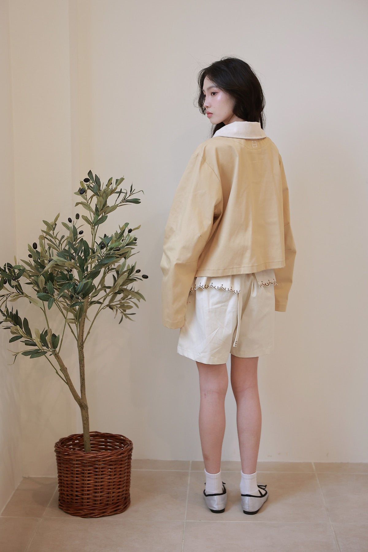 Luisa 2-in-1 Outer Khaki Cream