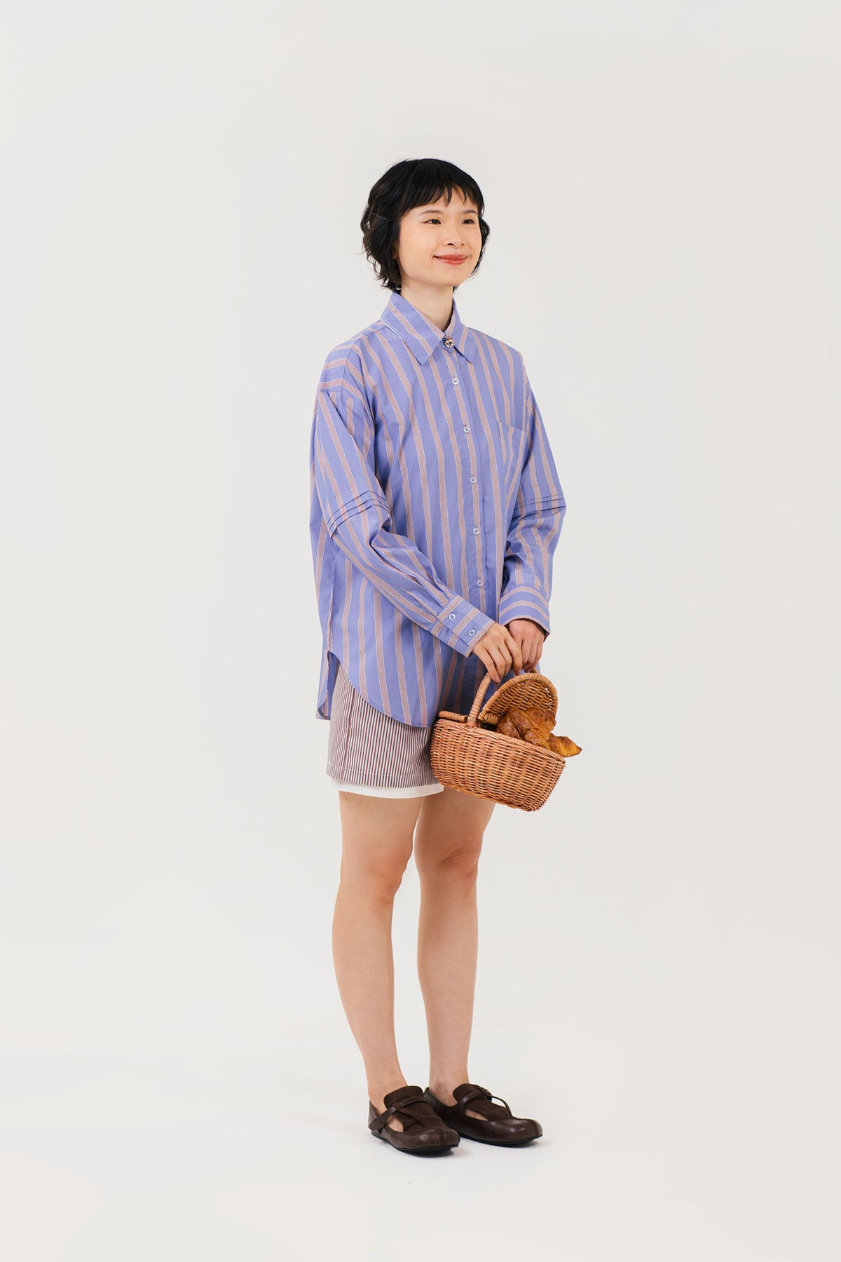 Maeve 2in1 Shirt Blue Stripes