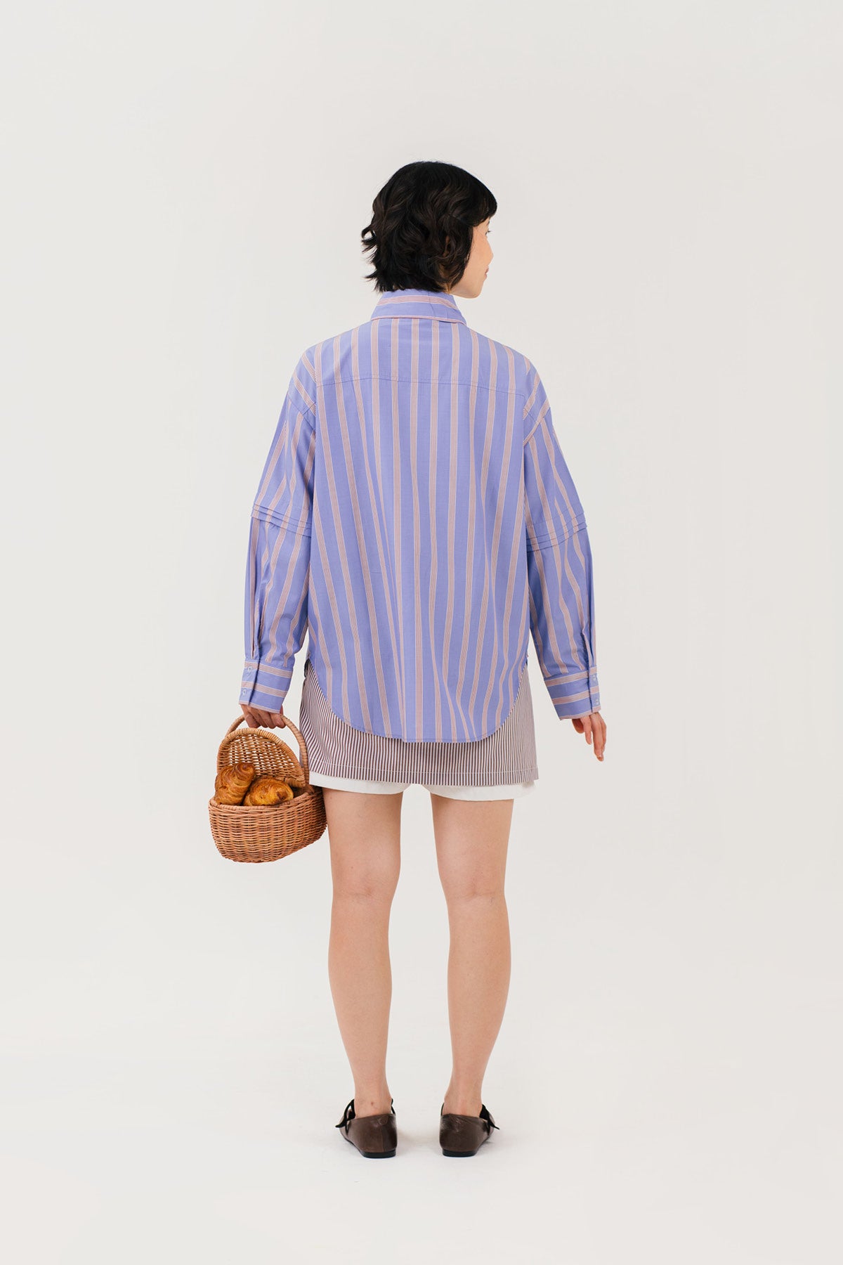 Maeve 2in1 Shirt Blue Stripes