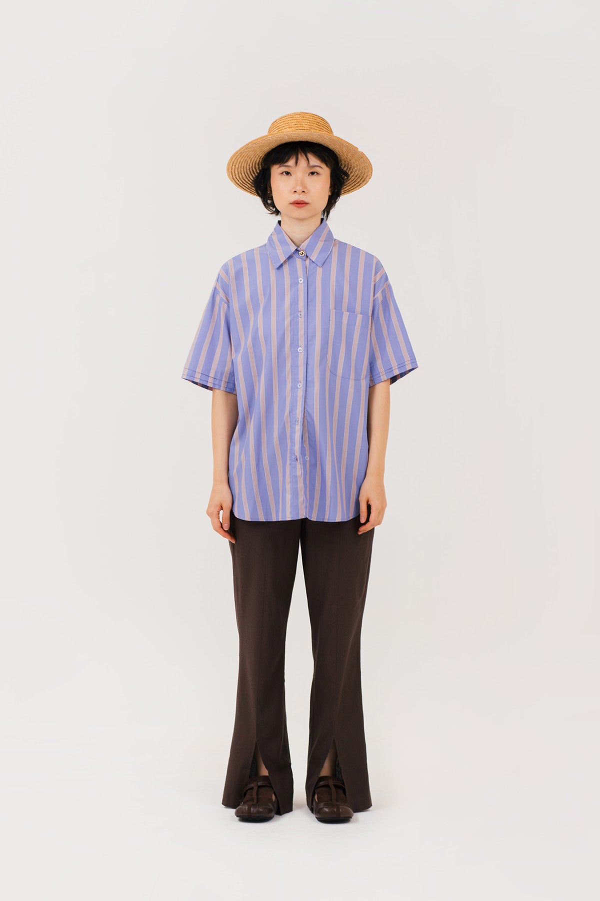 Maeve 2in1 Shirt Blue Stripes