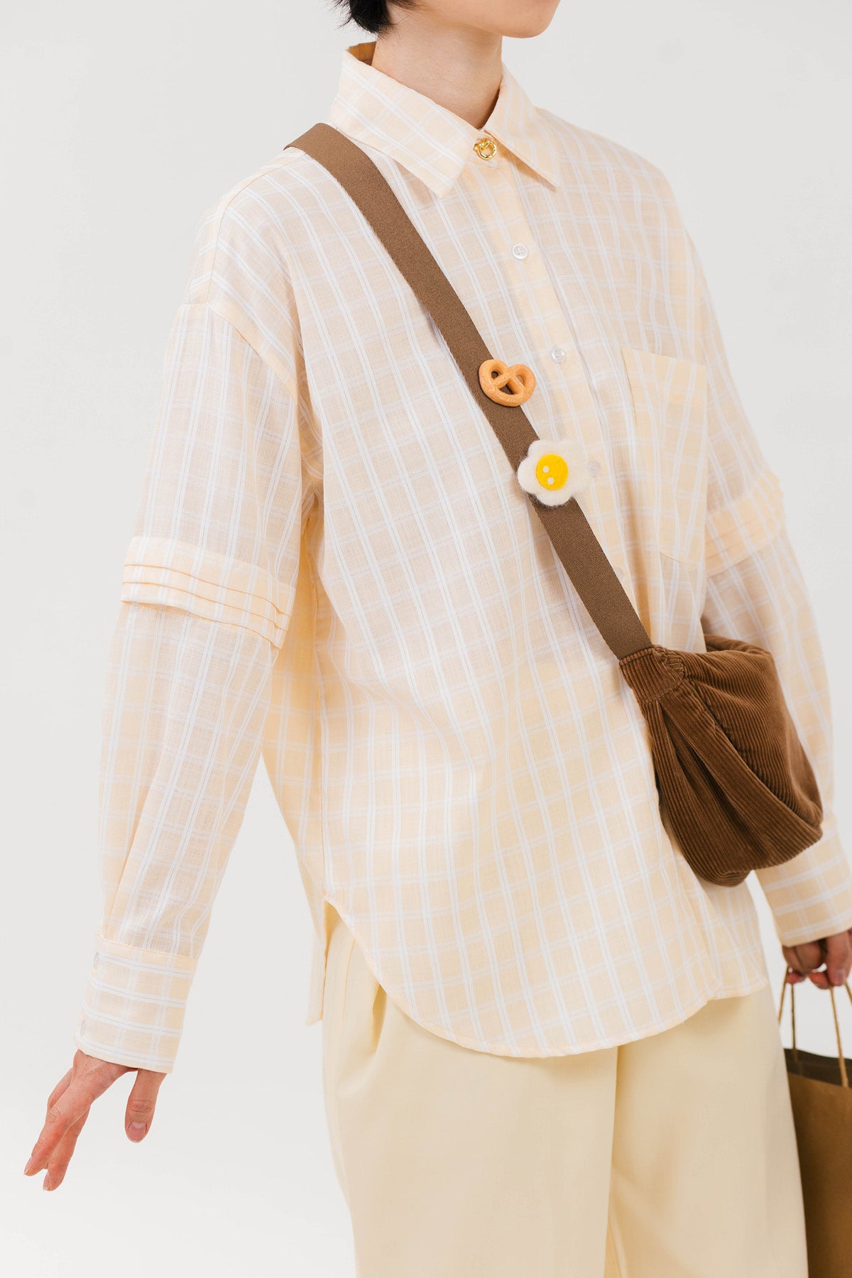 Maeve 2in1 Shirt Butter Plaid