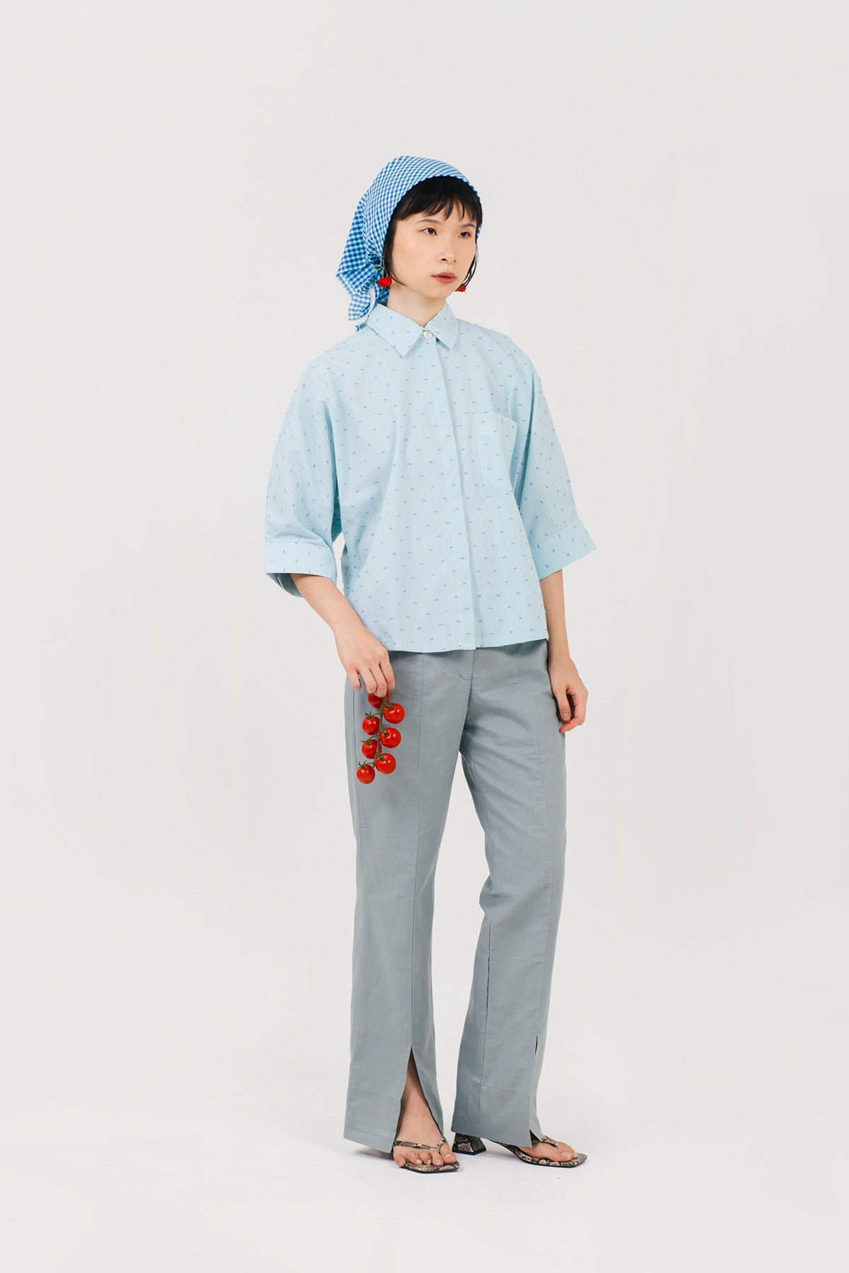 Marzipan Linen Pants Frosty Sage