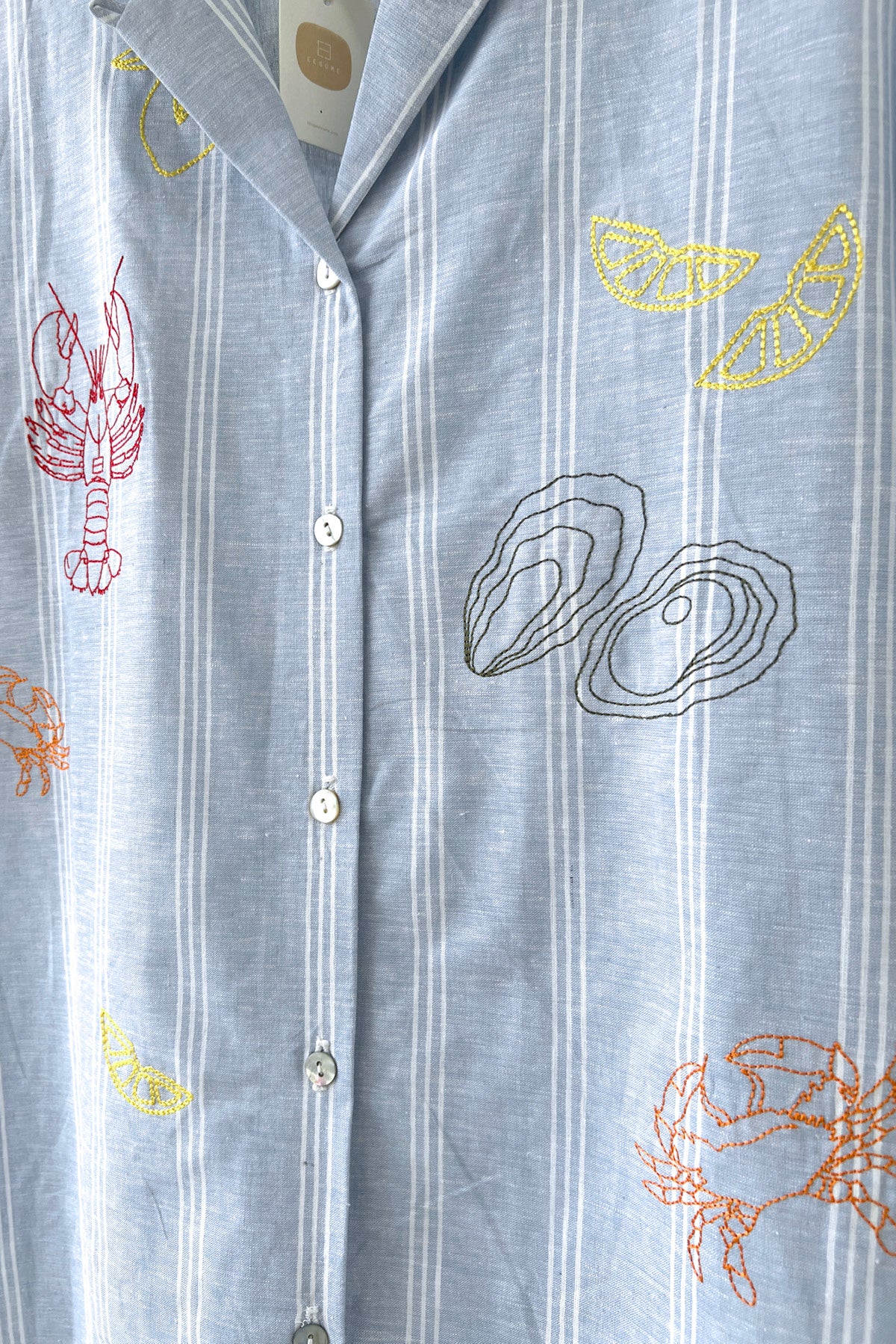 Ponza Shirt Striped Blue