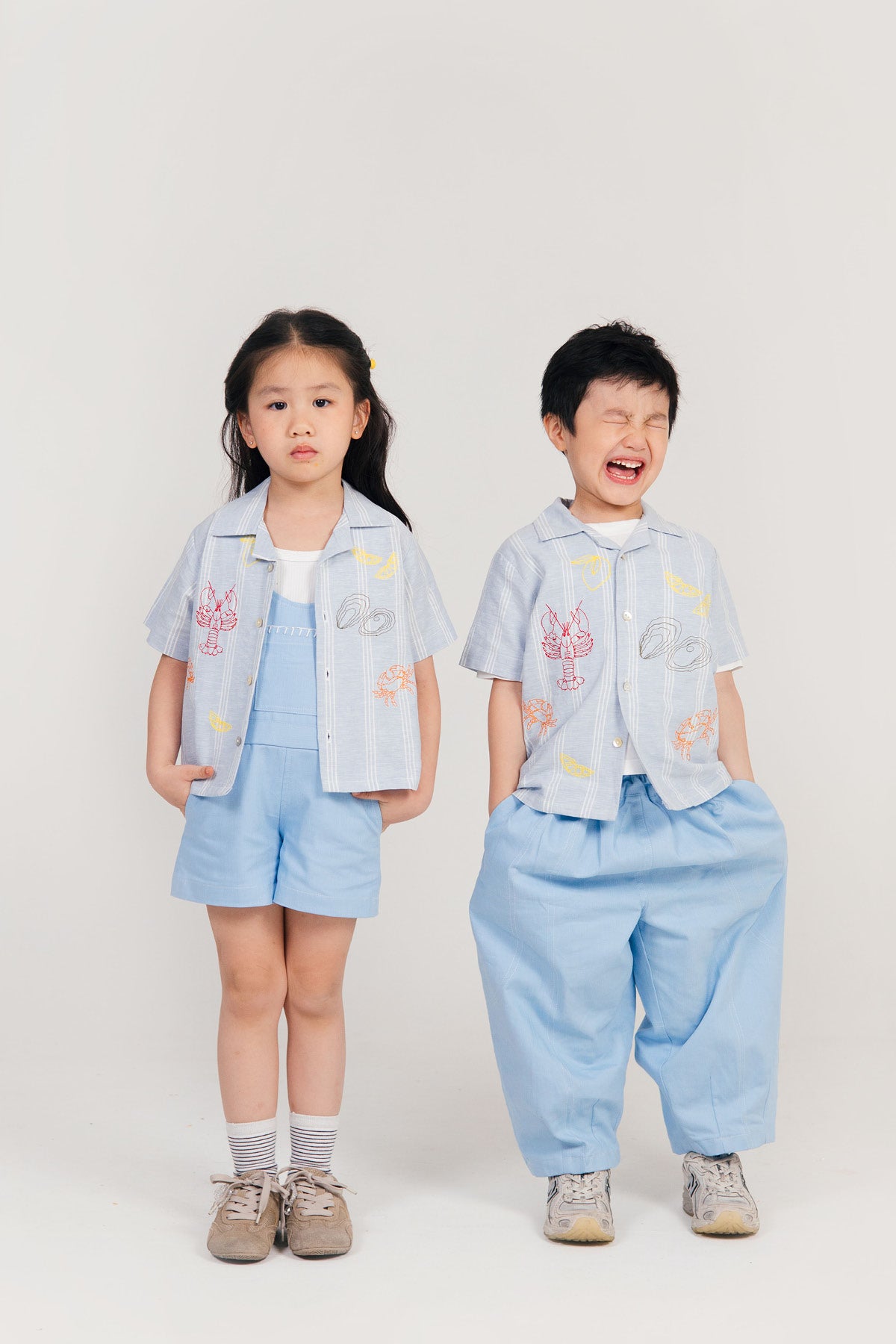 Ponza Petite Shirt Striped Blue