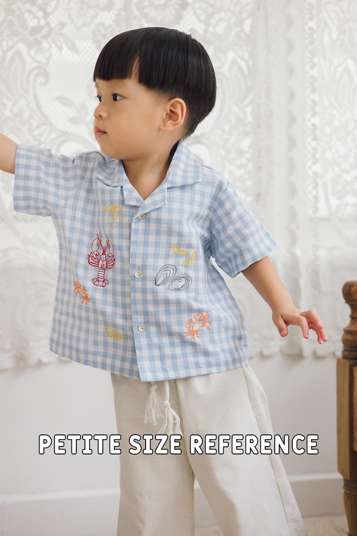 Ponza Petite Shirt Striped Blue