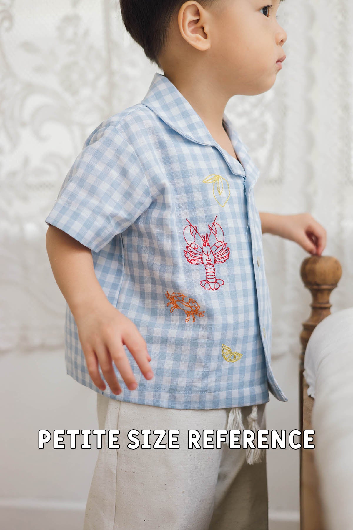 Ponza Petite Shirt Striped Blue