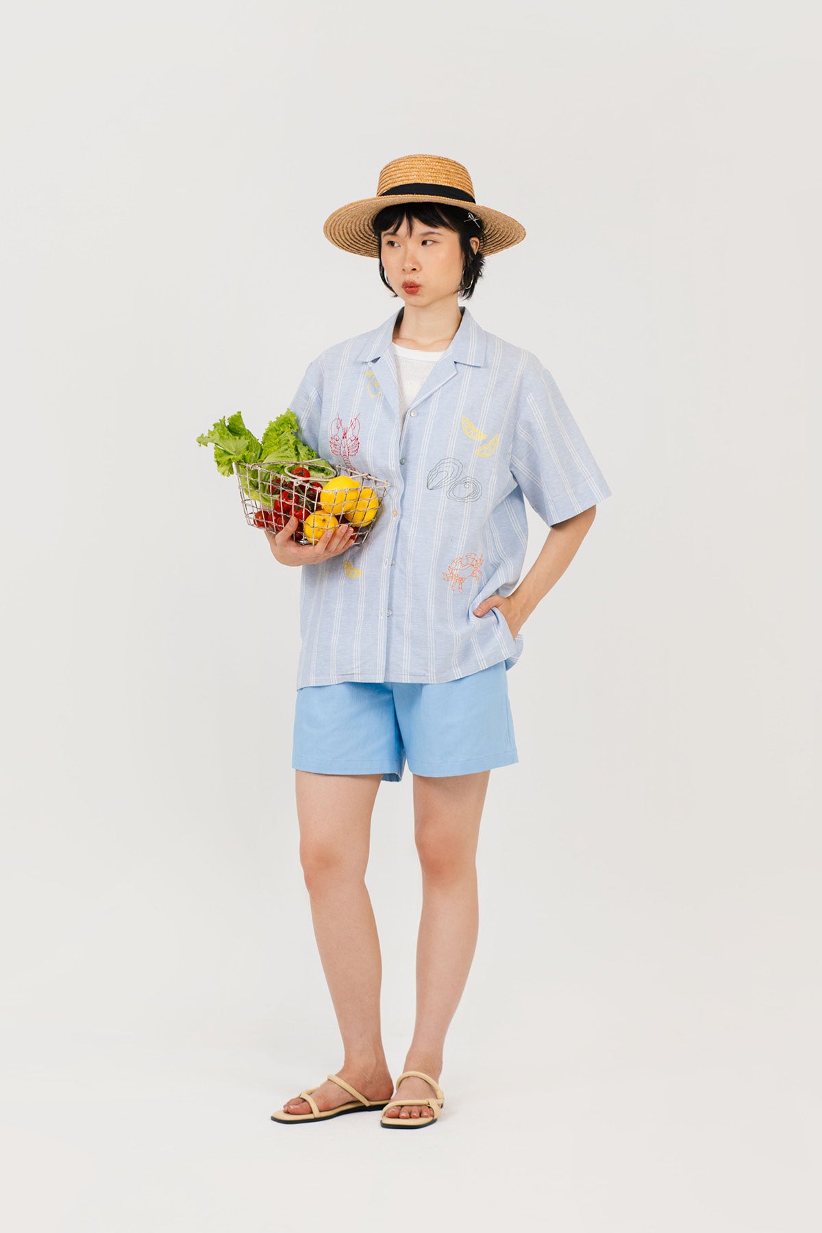 Ponza Shirt Striped Blue