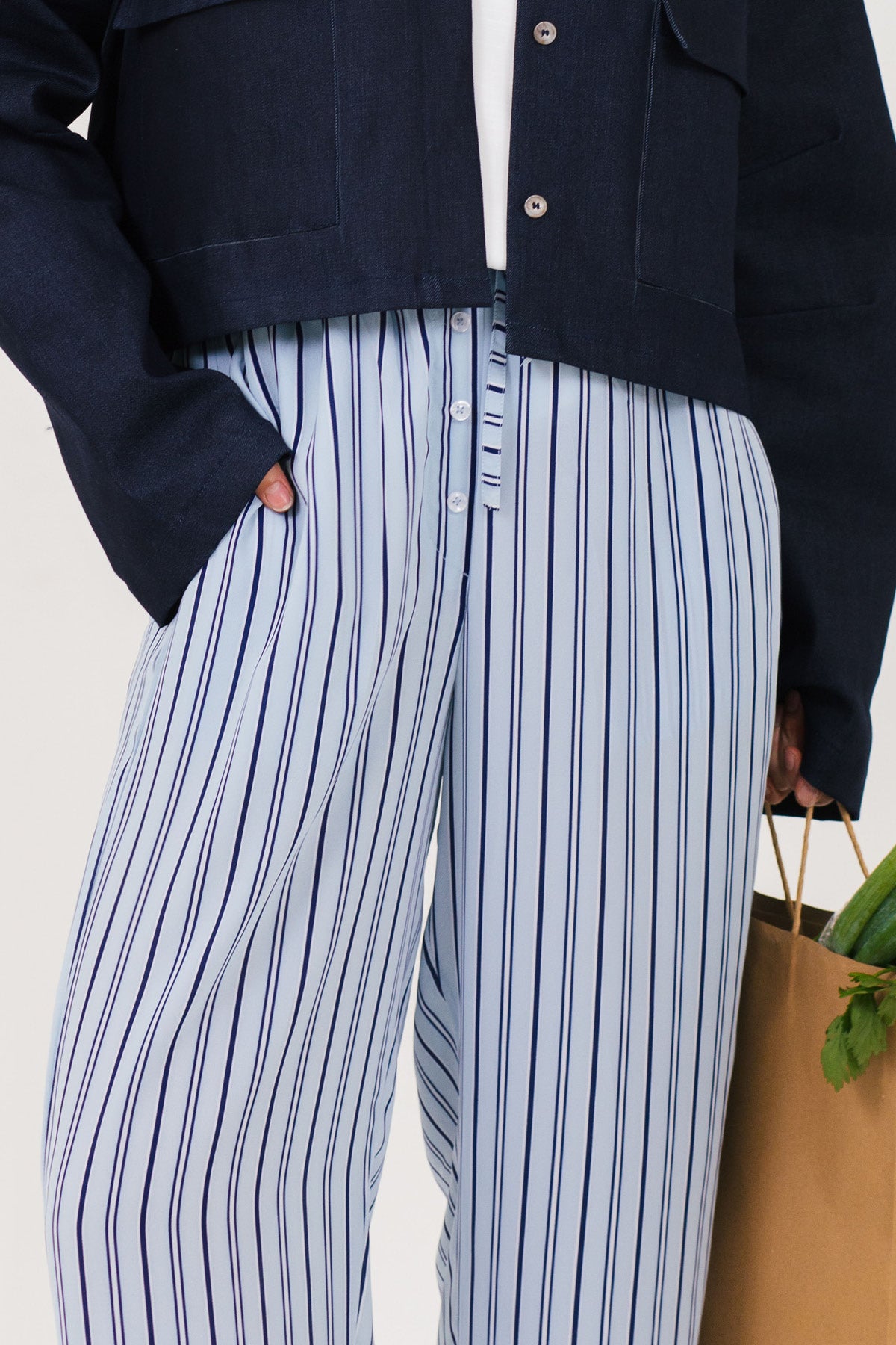 Rhea Pants Blue - Navy
